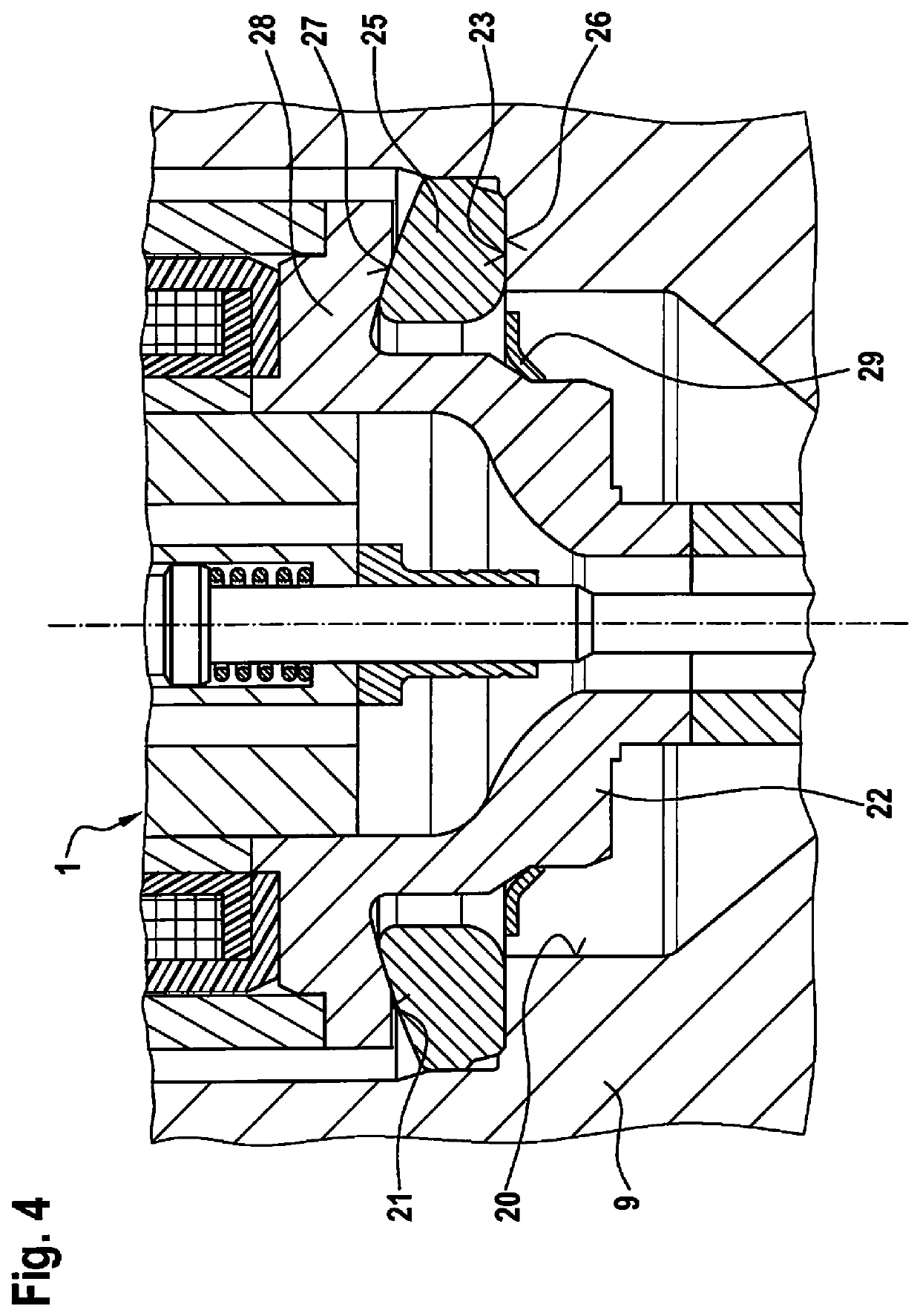 Decoupling element for a fuel-injection device