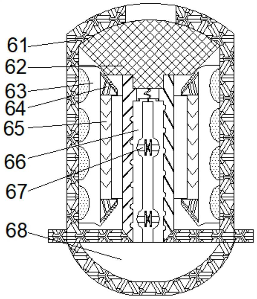 Road iron nail cleaning device