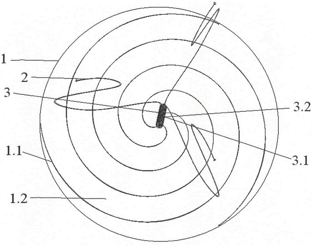 Recessed left aurcle plugging device