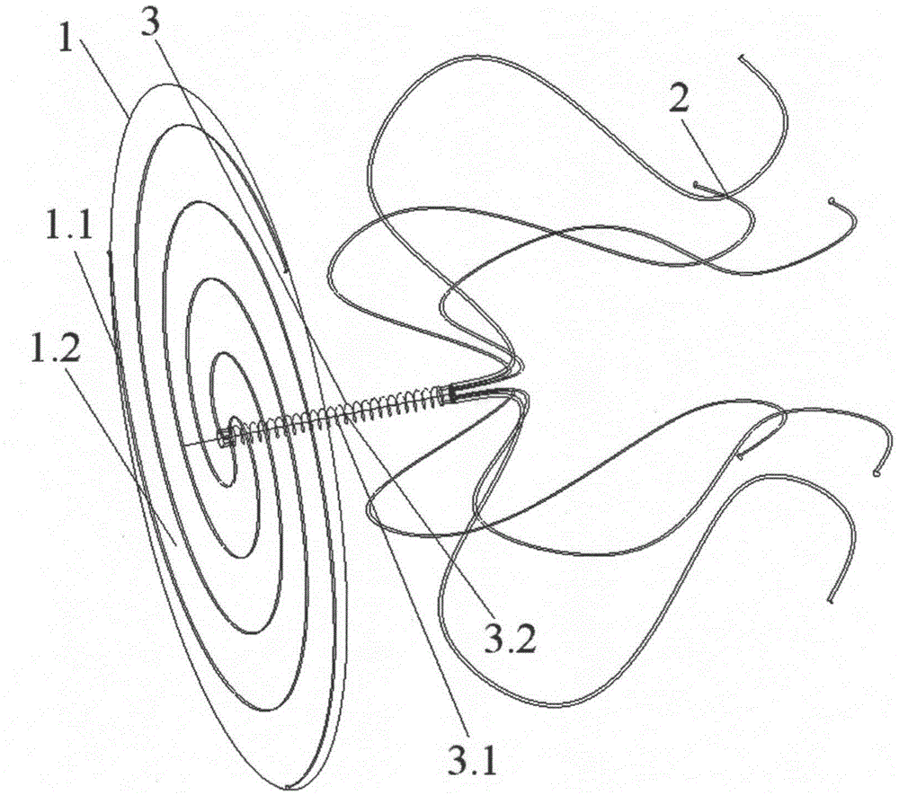 Recessed left aurcle plugging device