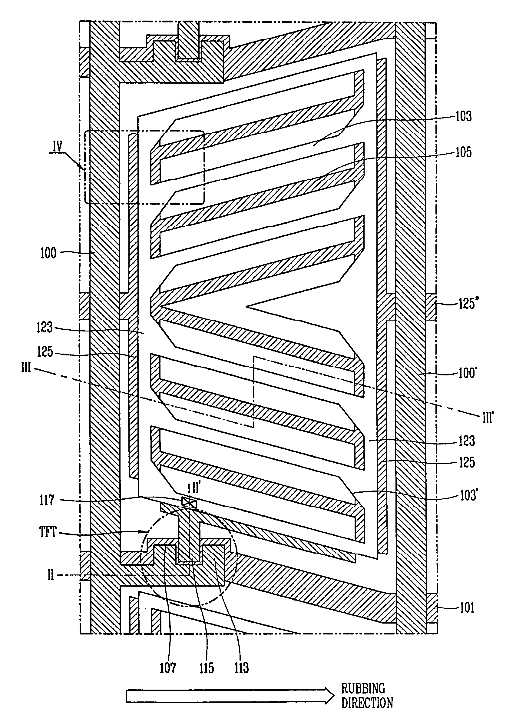 In-plane switching mode liquid crystal display device having auxiliary pixel electrodes