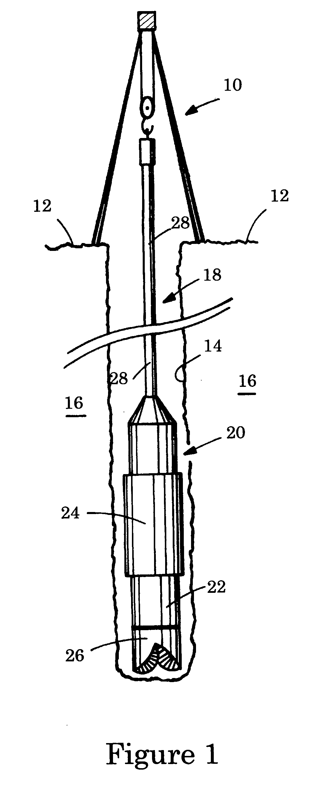 Logging tool with a parasitic radiation shield and method of logging with such a tool