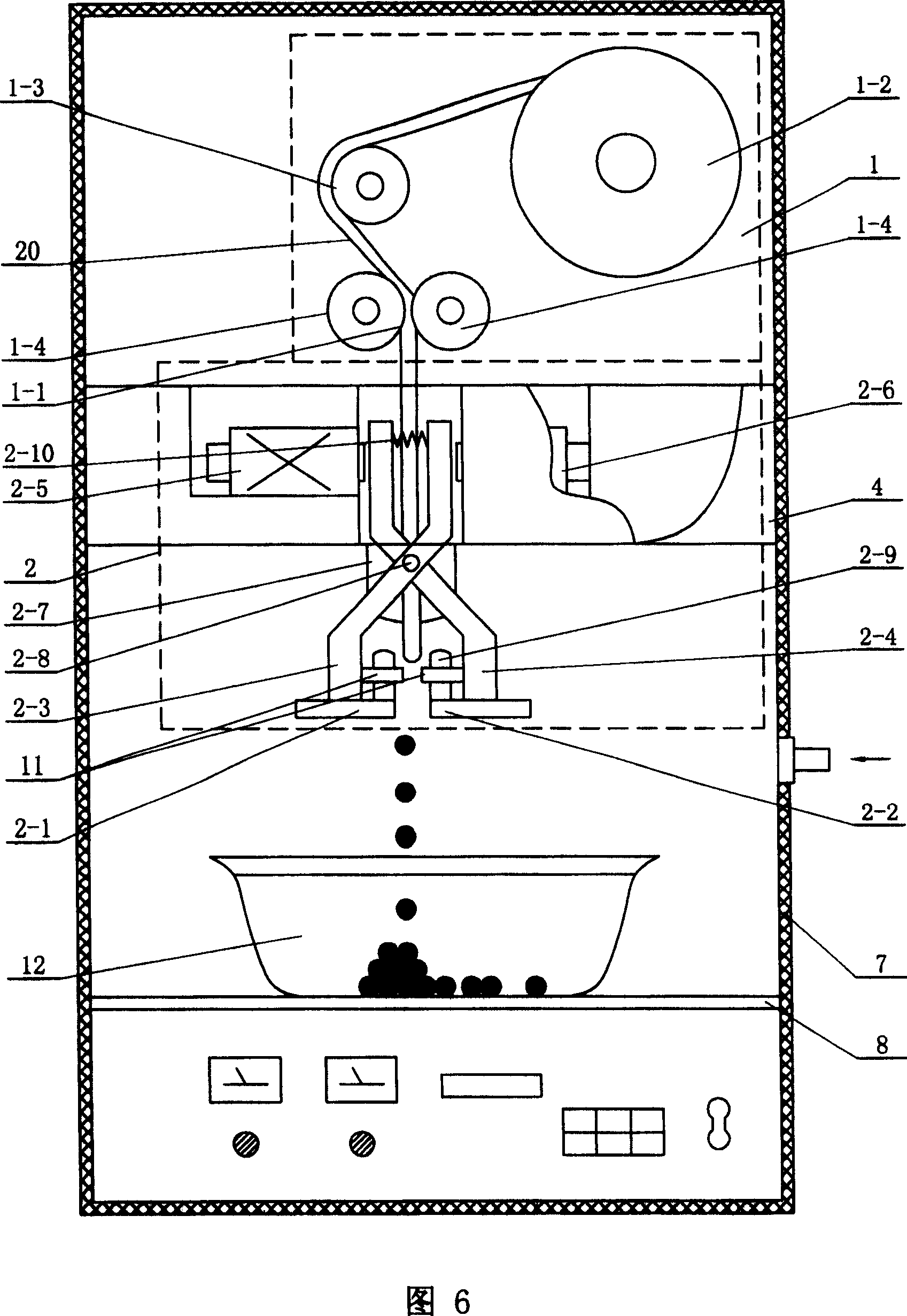 Tin ball maker by double electrothermal filament smelting and cutting method