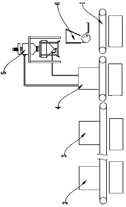 Ceramic tile decoration production system capable of distributing complex patterns