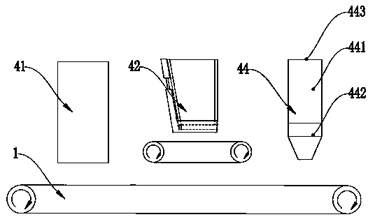 Ceramic tile decoration production system capable of distributing complex patterns