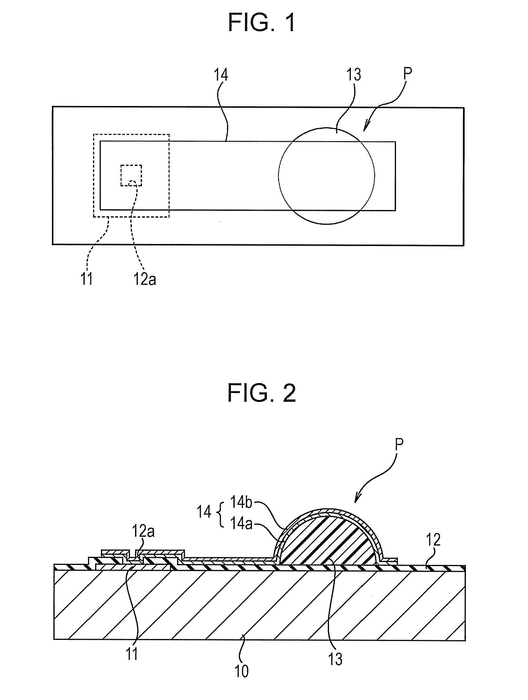 Mounting structure, electro-optical device, electronic apparatus, and method of producing the mounting structure