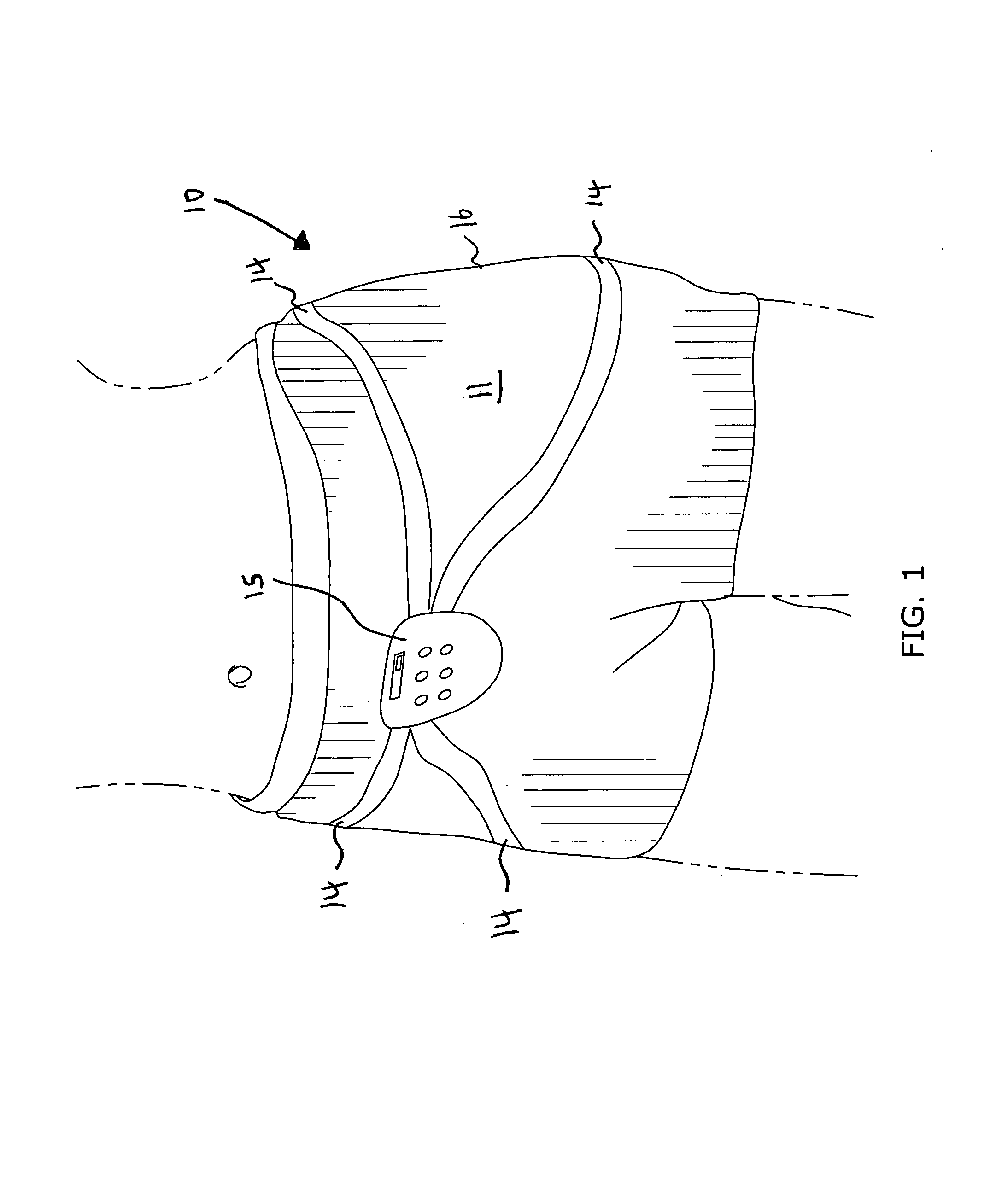 Multi-functional abdominal cramp reducing device and associated method
