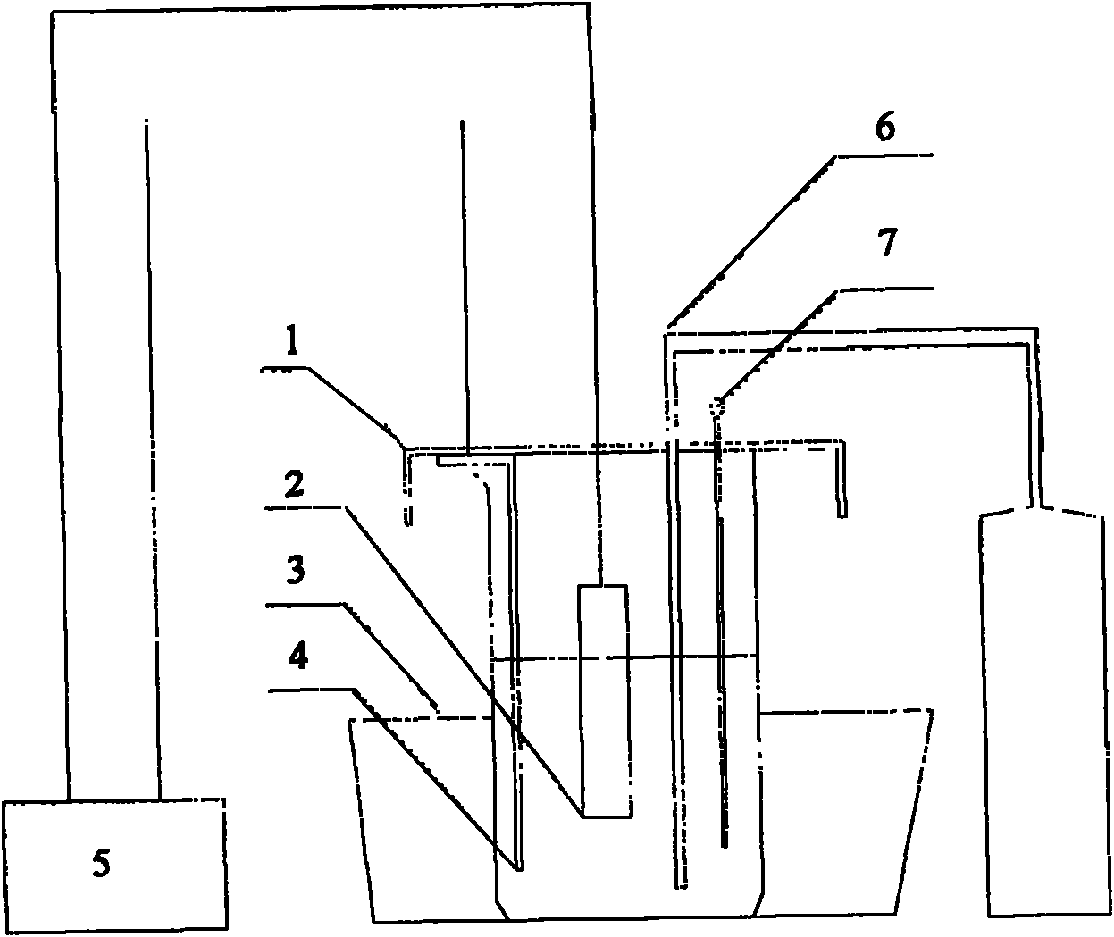 Method for extracting steel superfine varia by electrolysis method
