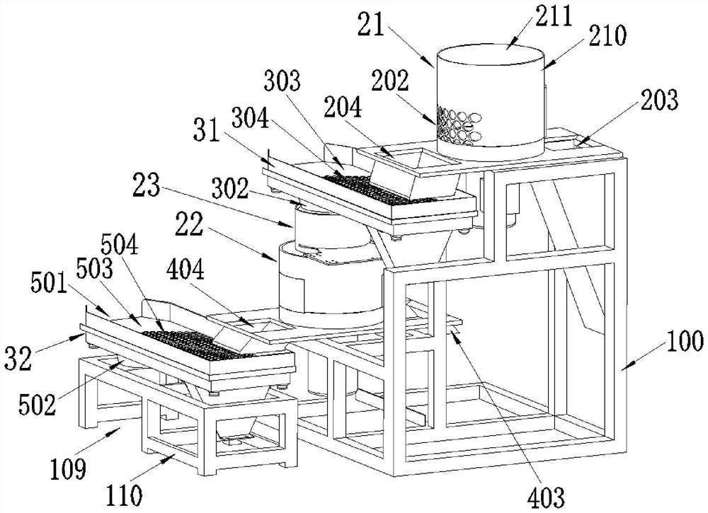 Rubber product separating and finishing device and method