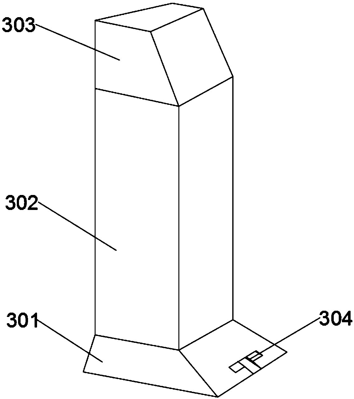 Civil engineering slope anchoring device