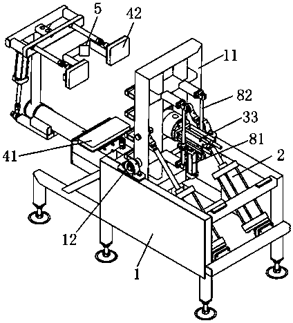 A pipe glazing machine