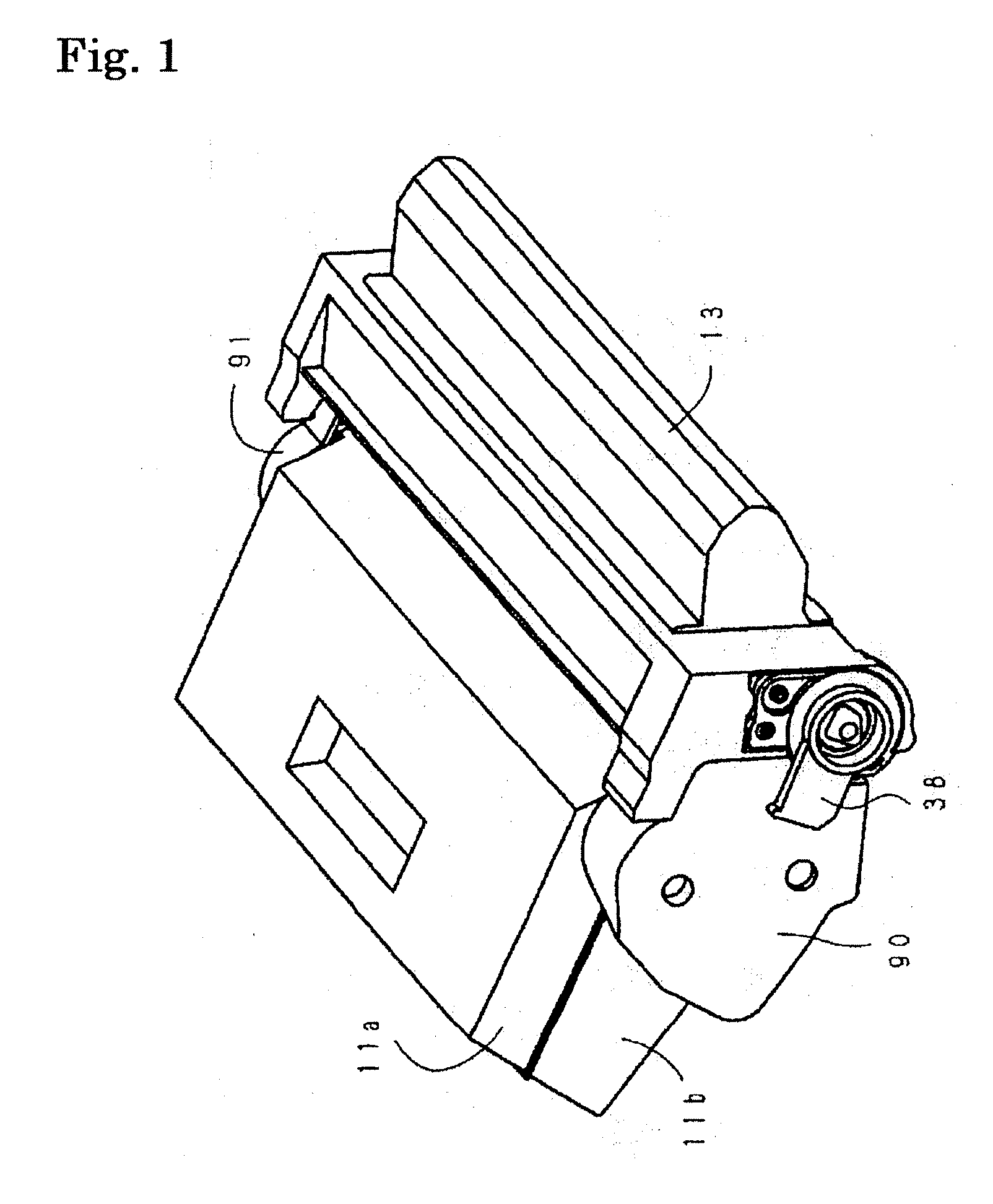Cartridge and a process for manufacturing a cartridge