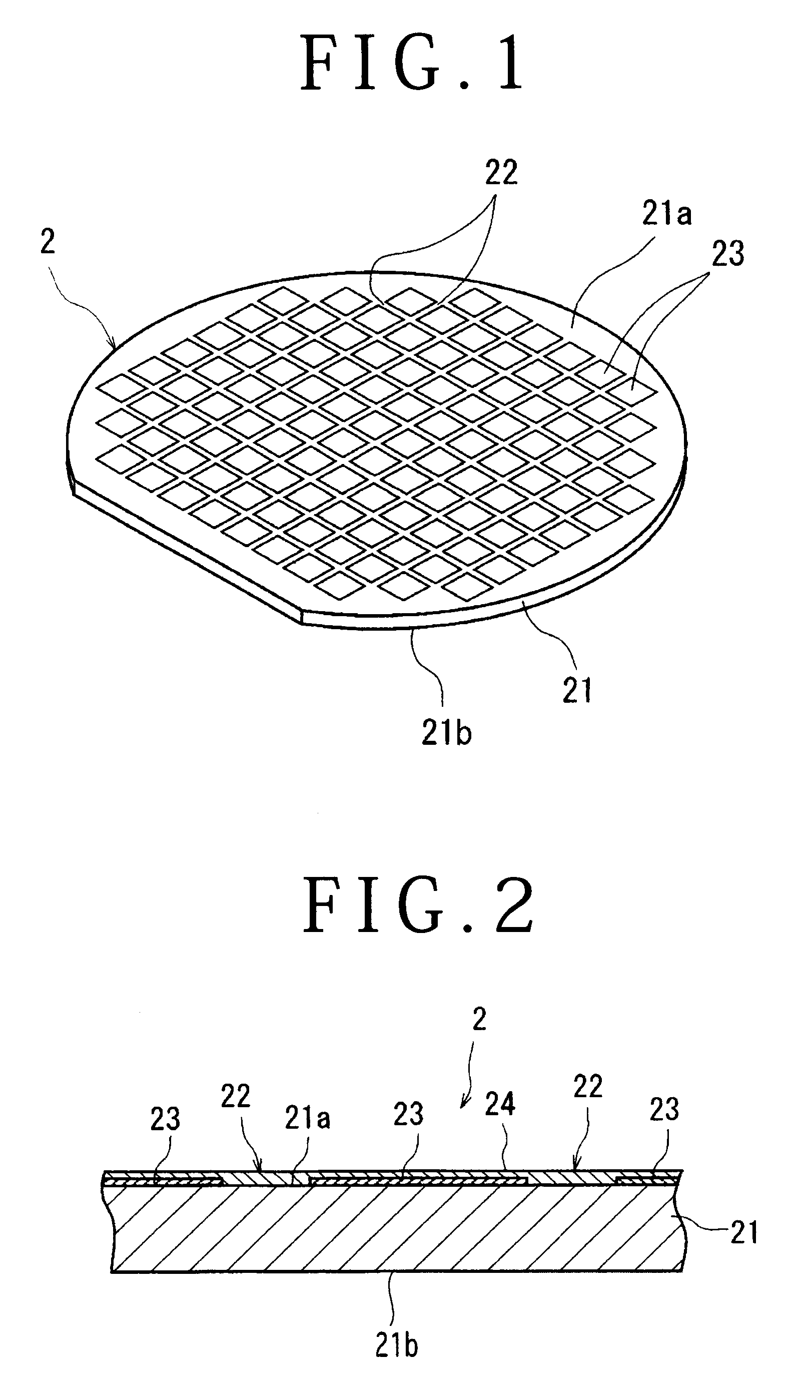 Dividing method for wafer having film on the front side thereof