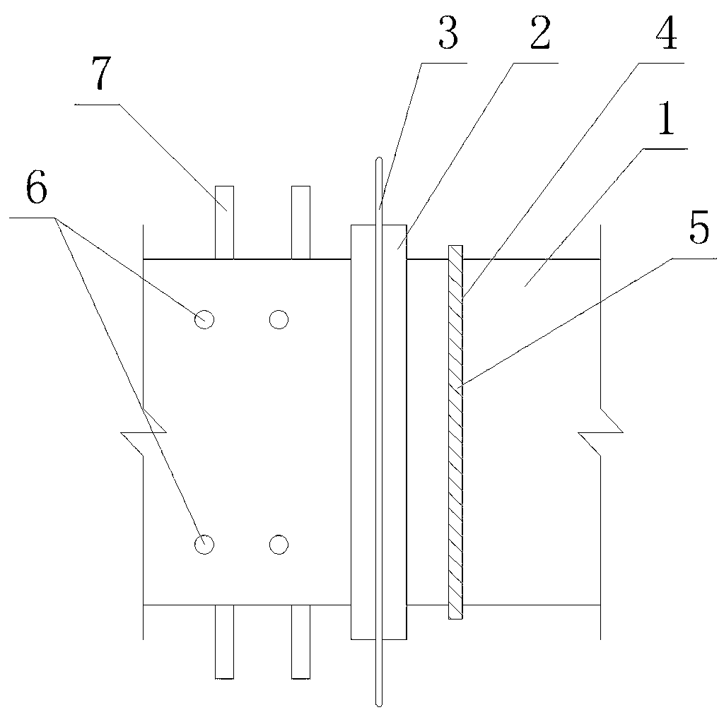 Bottom channel inner support of foundation pit supporting structure