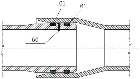 A glass steel pipe lining method for circulating water pipes lined with glass steel pipes