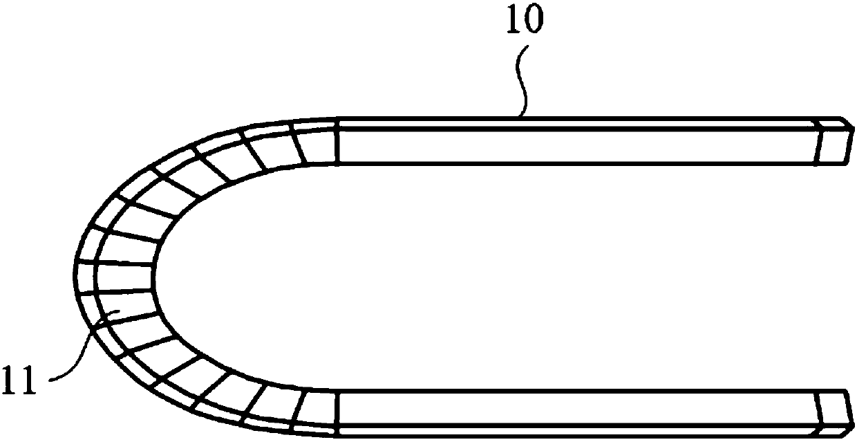 Flexible display device bending test equipment and system