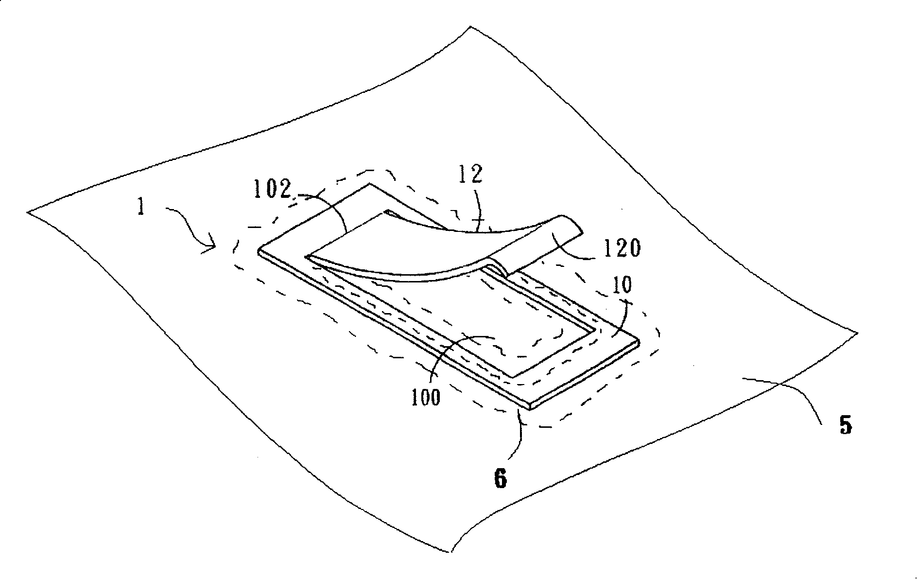 Shrapnel on circuit board and electromagnetic shielding assembly