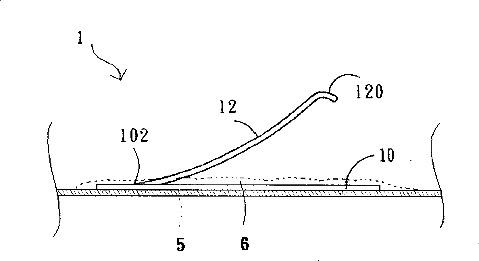 Shrapnel on circuit board and electromagnetic shielding assembly