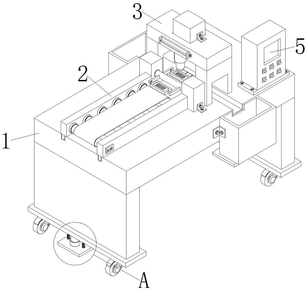 Tool internal welding spot detection device for duplexer machining