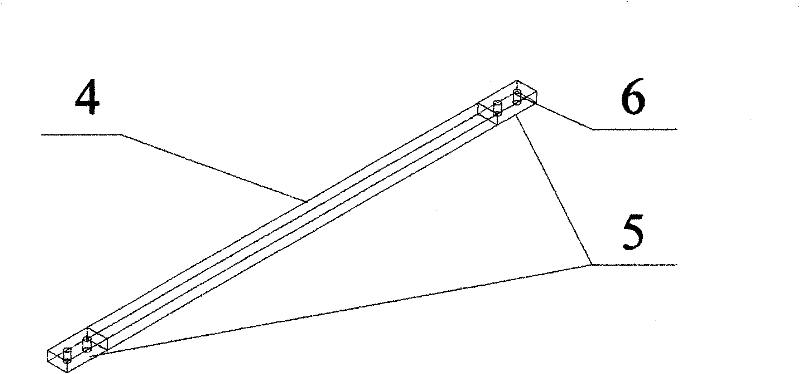 Flexible connection structure matched with electric heating flange of platinum channel