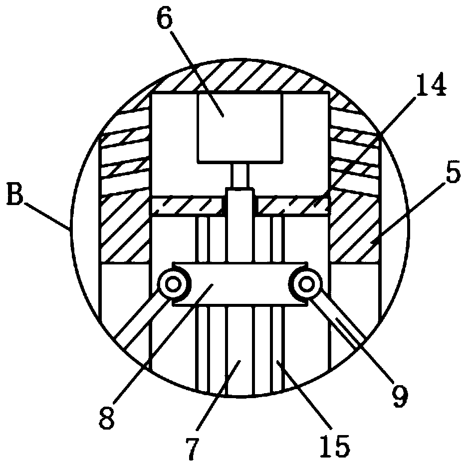 Semitrailer lifting supporting leg