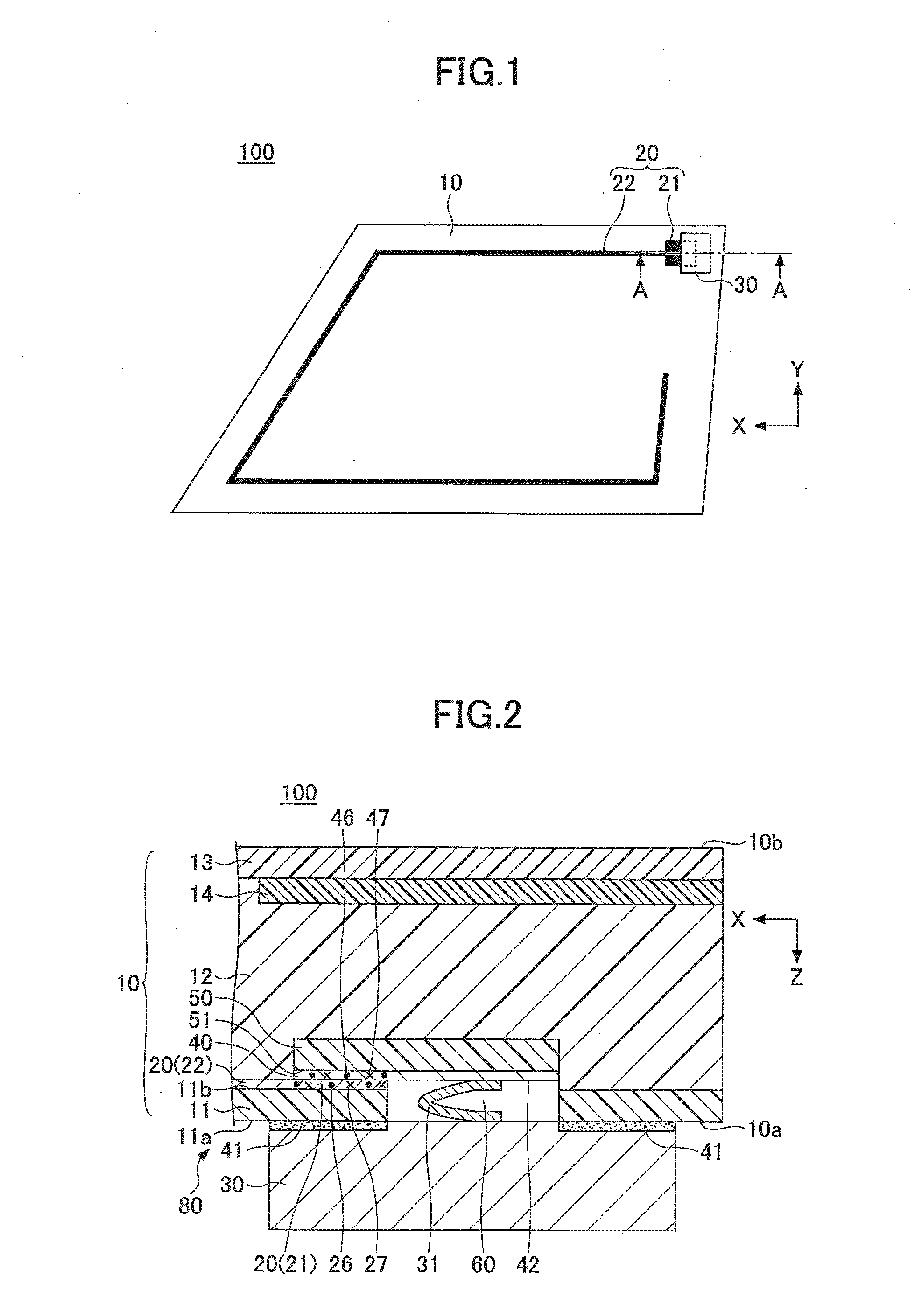Power feeding structure, resin plate body for window including power feeding structure, and method of manufacturing resin plate body for window including power feeding structure