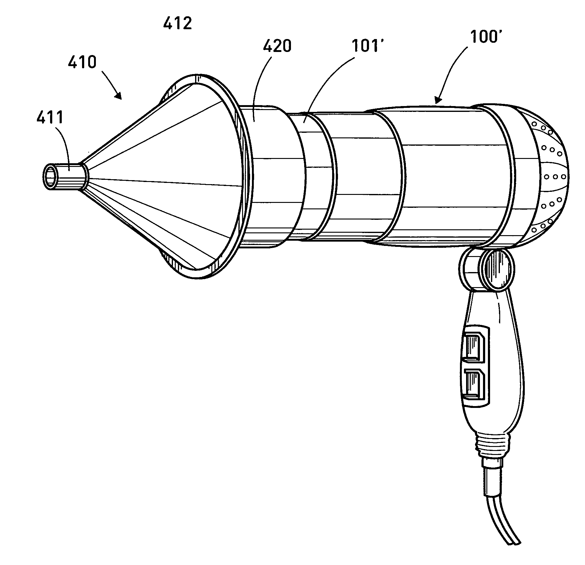 Device, method and system for treatment of sinusitis