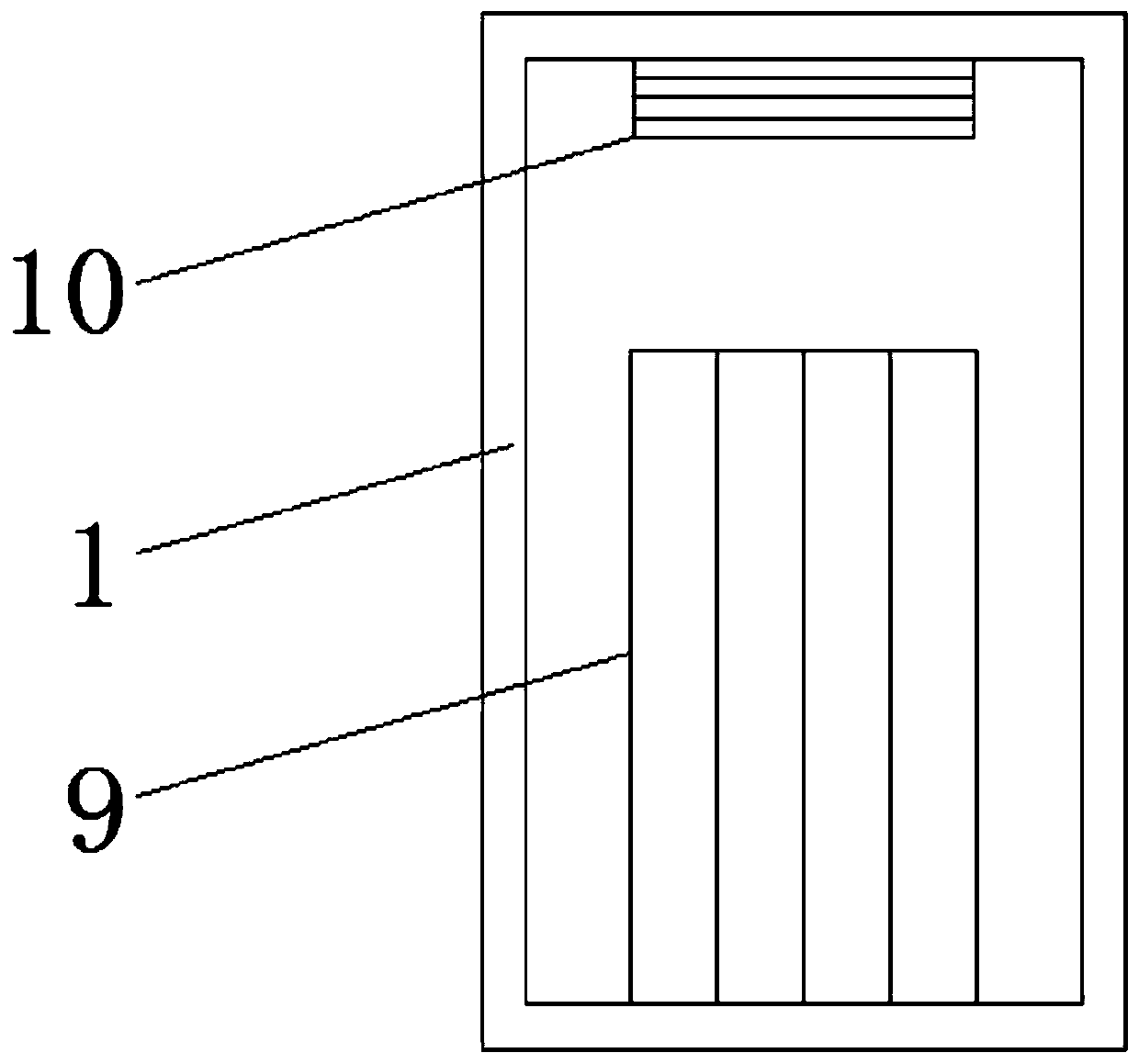 Visual ward patient calling device capable of achieving classified calling and a using method