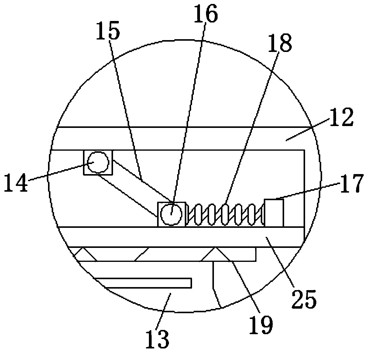 Visual ward patient calling device capable of achieving classified calling and a using method