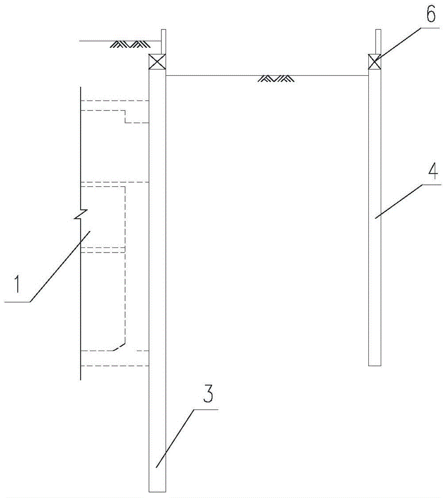 Construction method for connecting subway station and long-span accessory structure