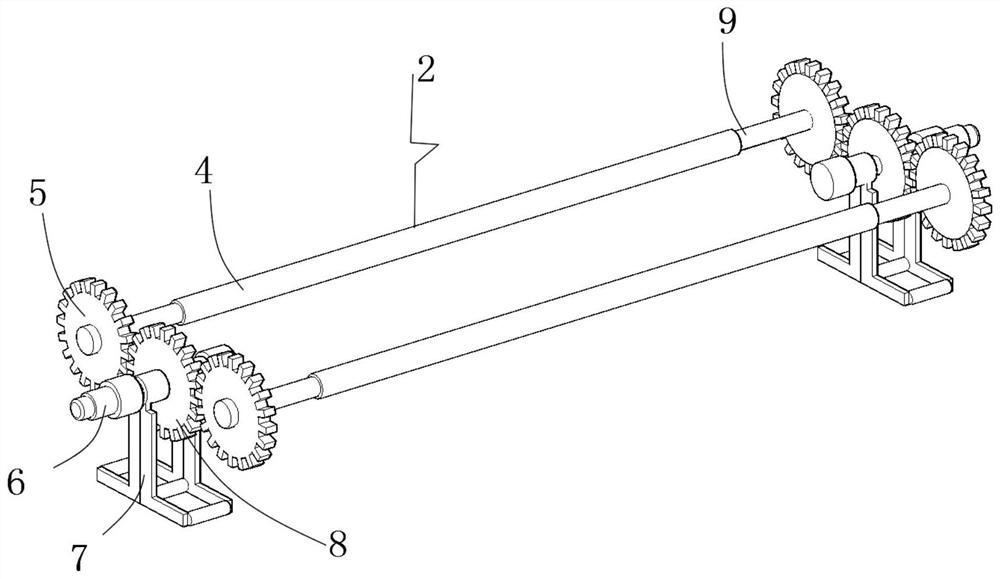 A water utilization u-shaped groove circular tiling installation device