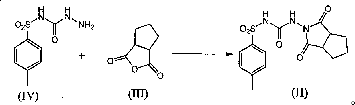 Method for synthesizing gliclazide and intermediate thereof