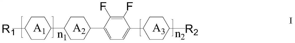 A kind of positive and negative mixed liquid crystal composition and its application