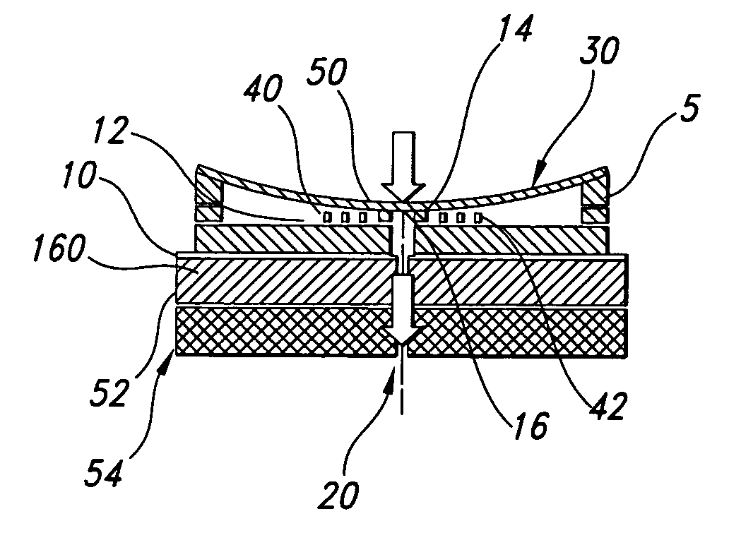 Single substrate electromagnetic actuator