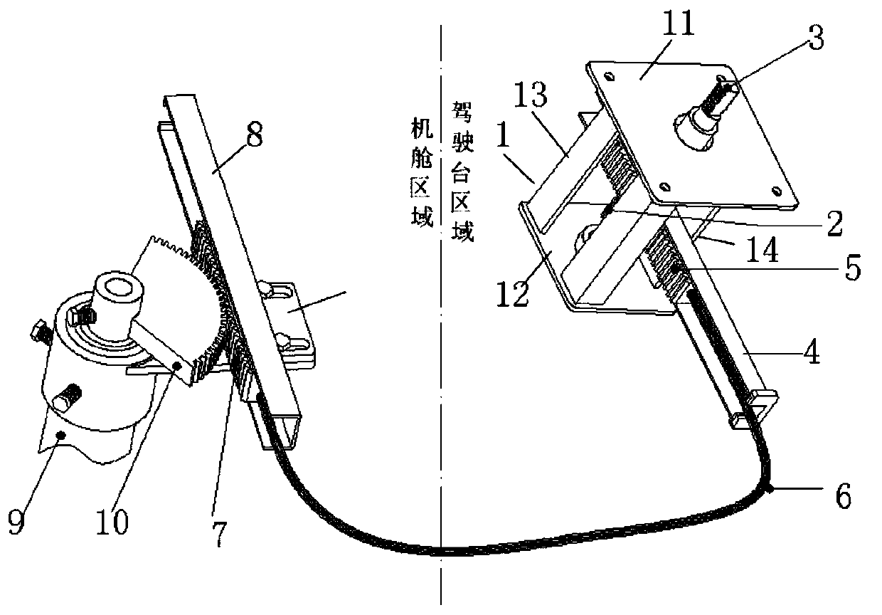 Ship steering gear box