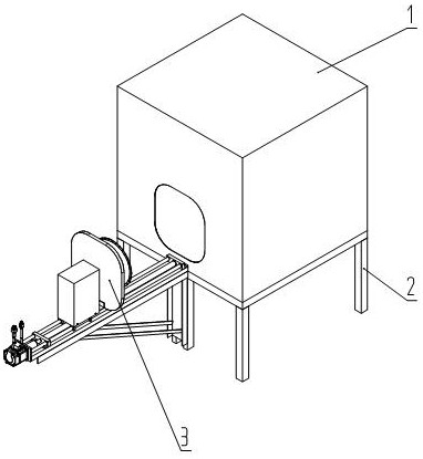 Swab flocking machine for nucleic acid detection sampling