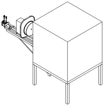 Swab flocking machine for nucleic acid detection sampling