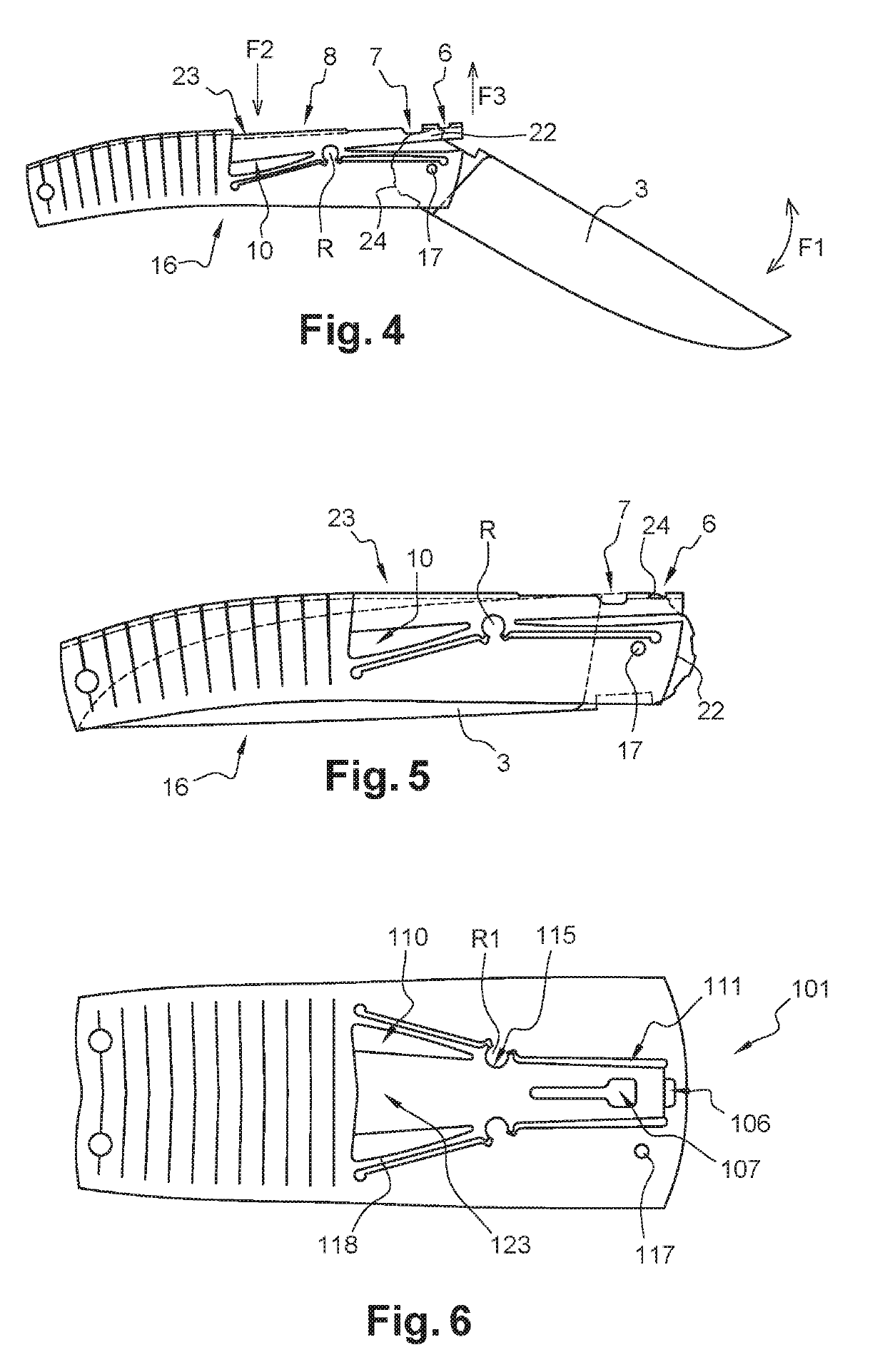 Tool equipped with a locking device in at least one position of a mobile portion of the tool