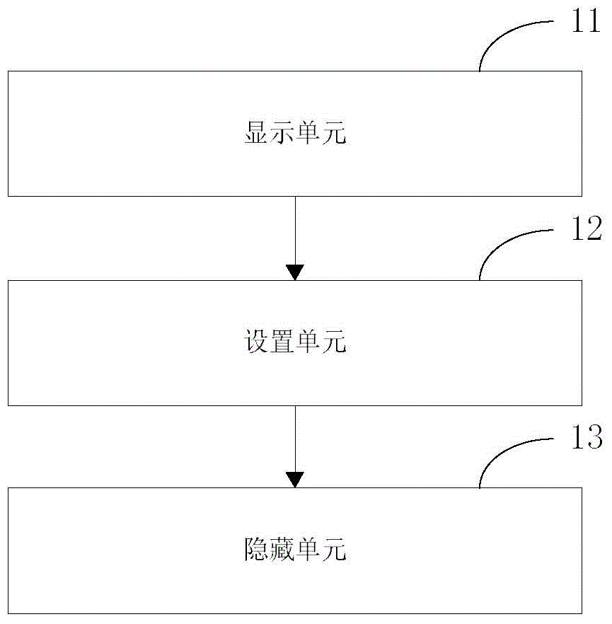 Electronic reading device and book shelf interface electronic book concealment control method