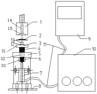 Sheet arched clamp spring front and back identification device and identification method thereof