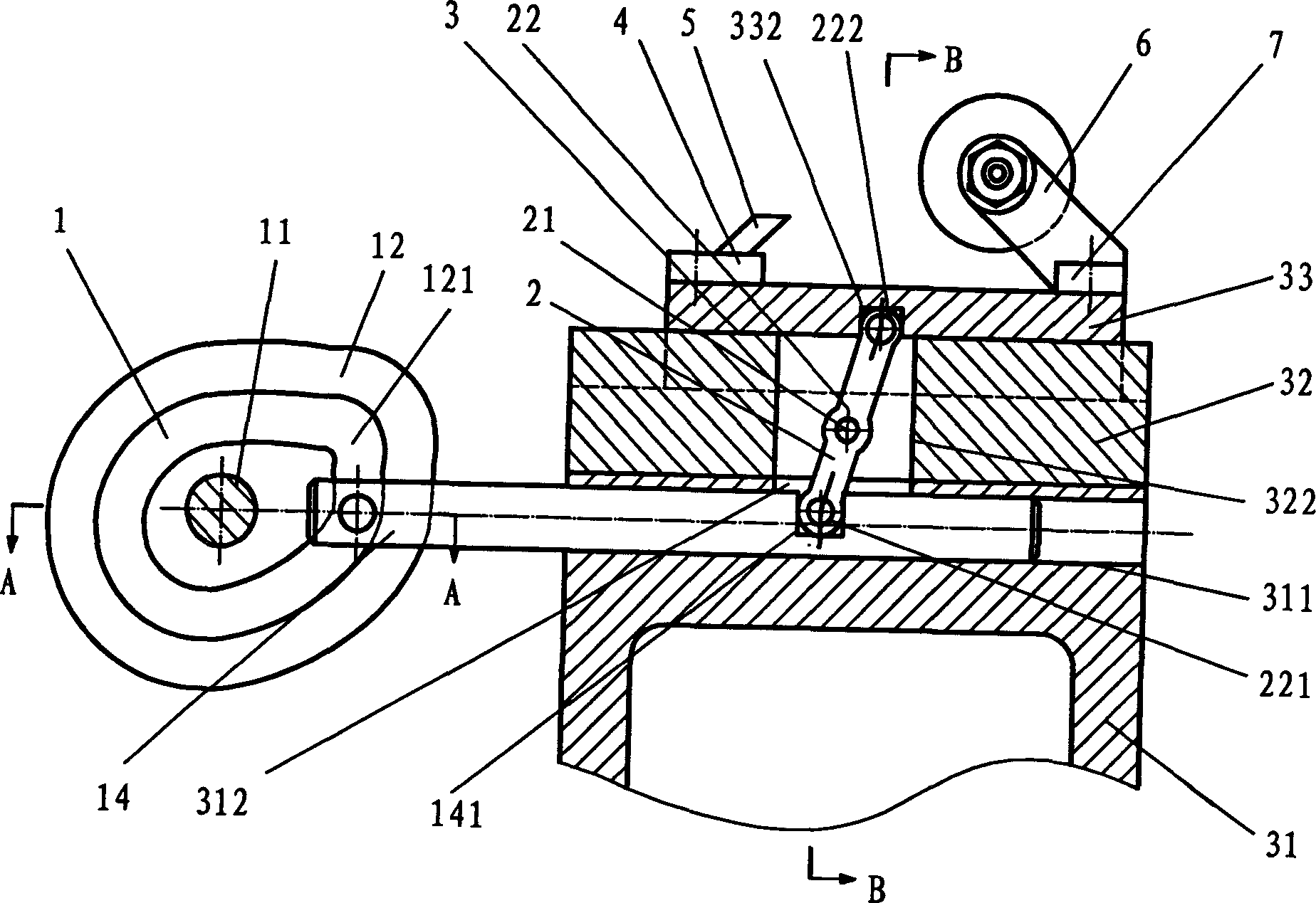 Dual-way automatic feed mechanism