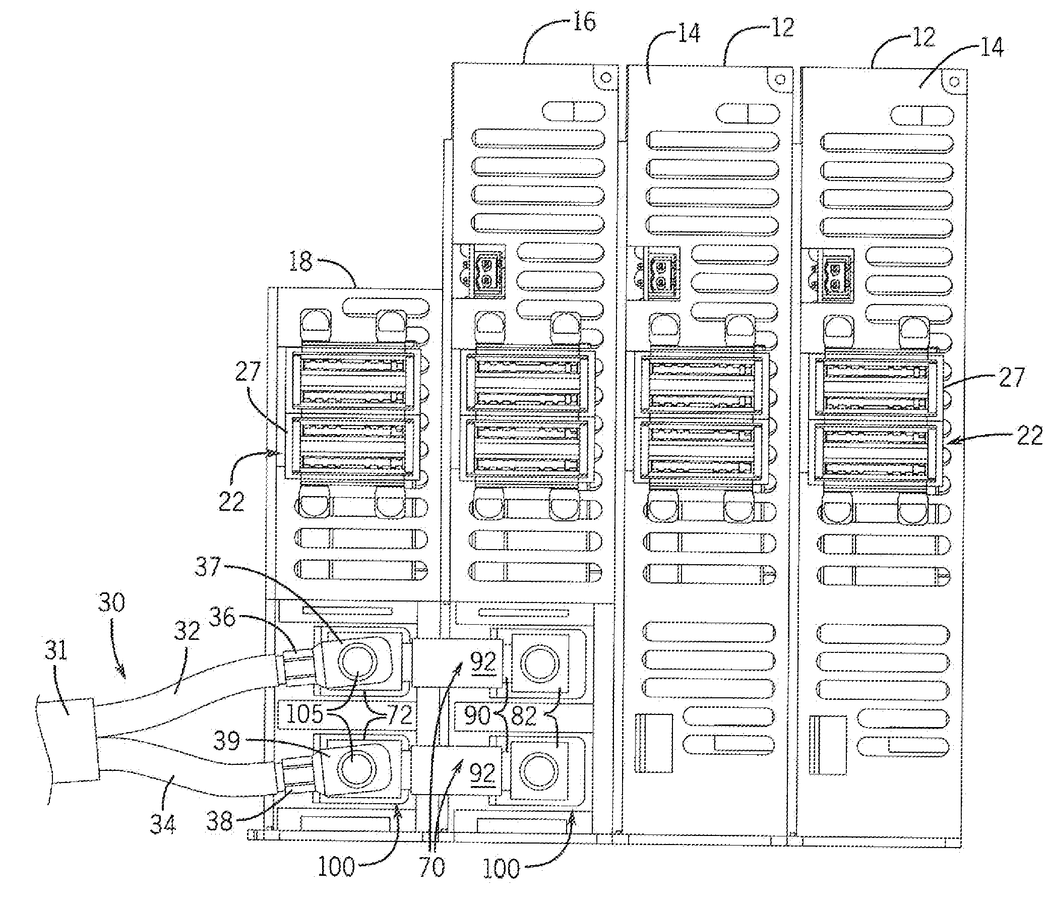 Method and Apparatus for Increasing Current Capacity of a Distributed Drive System