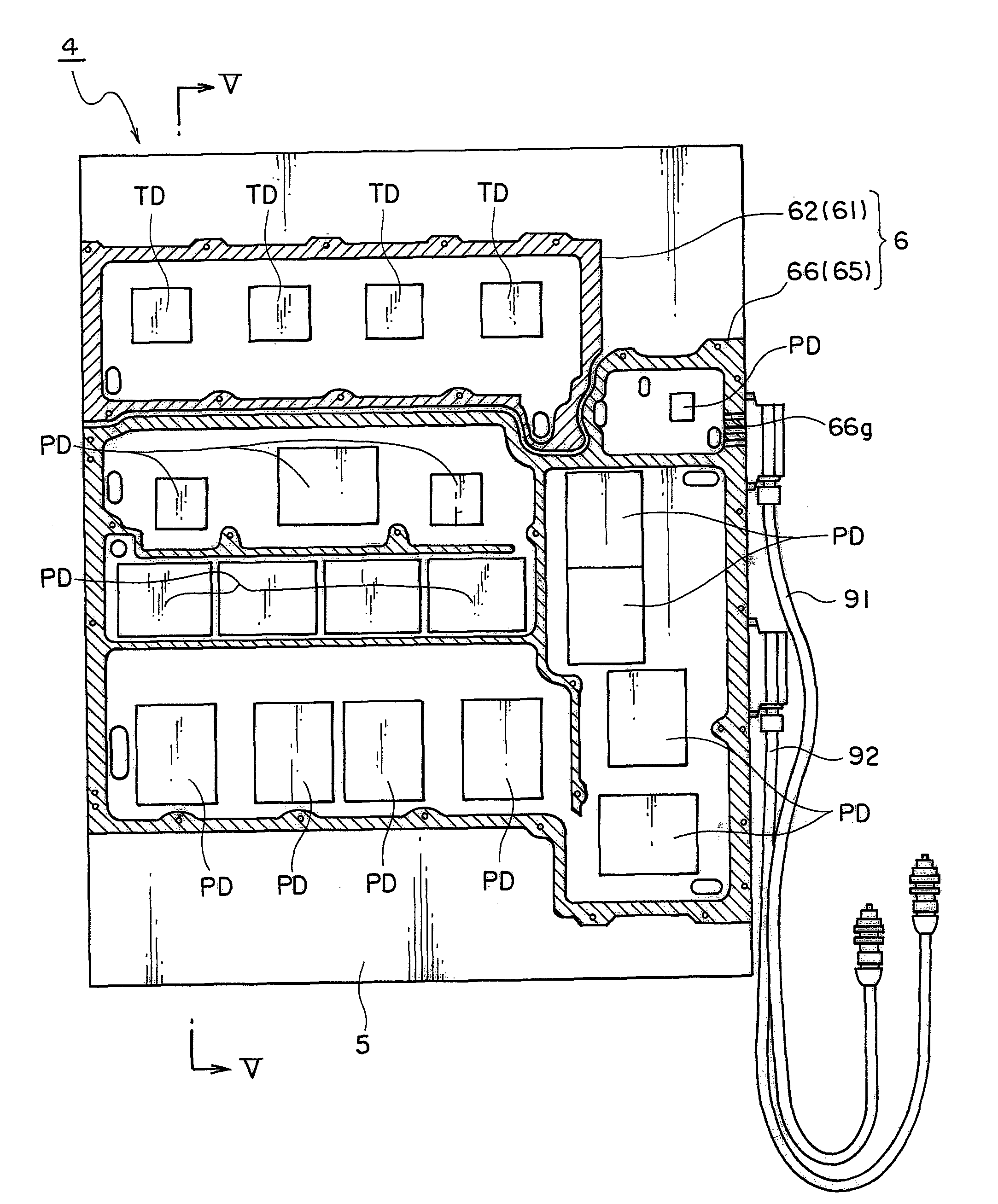 Device mounted apparatus, test head, and electronic device test system