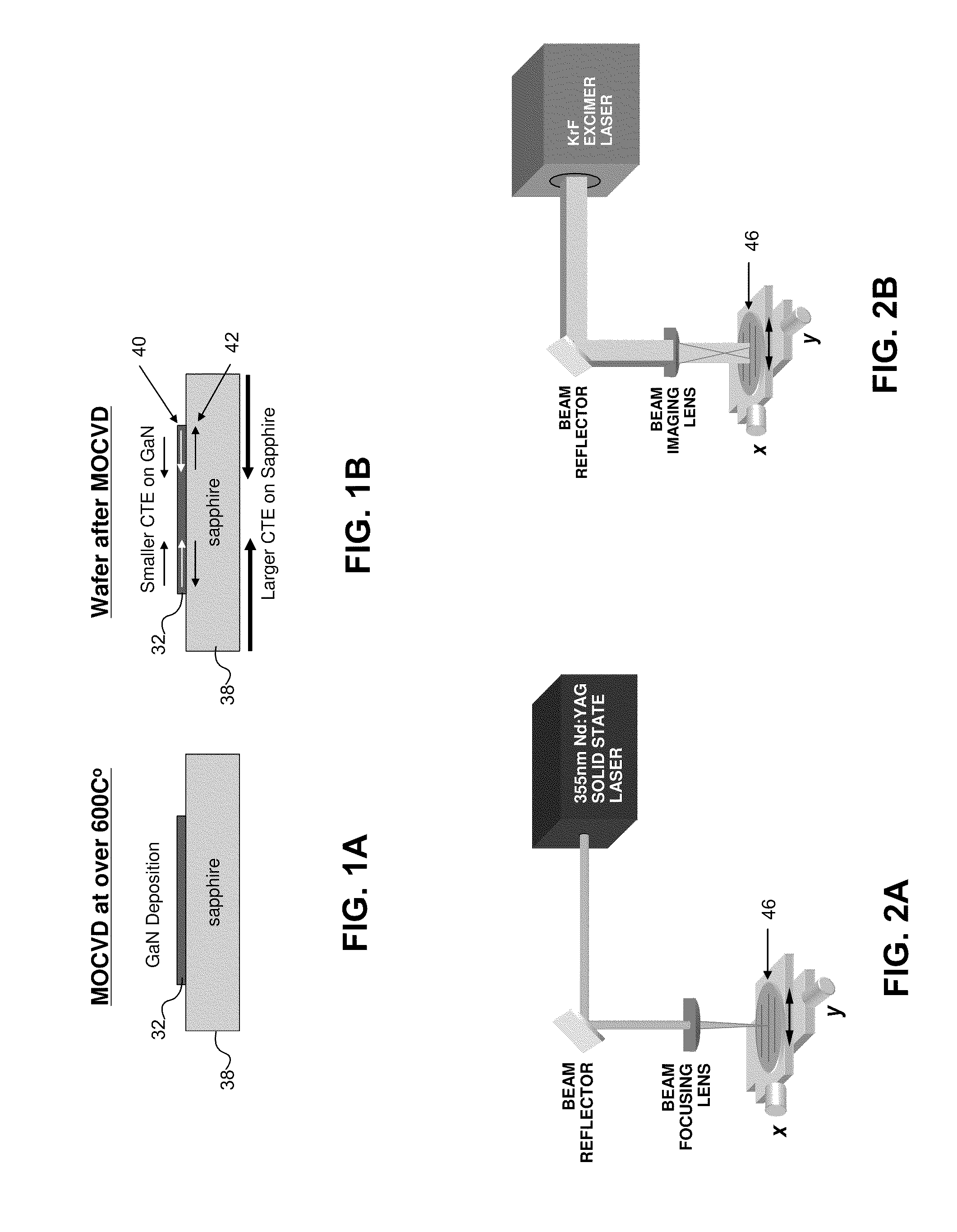 Laser lift off systems and methods