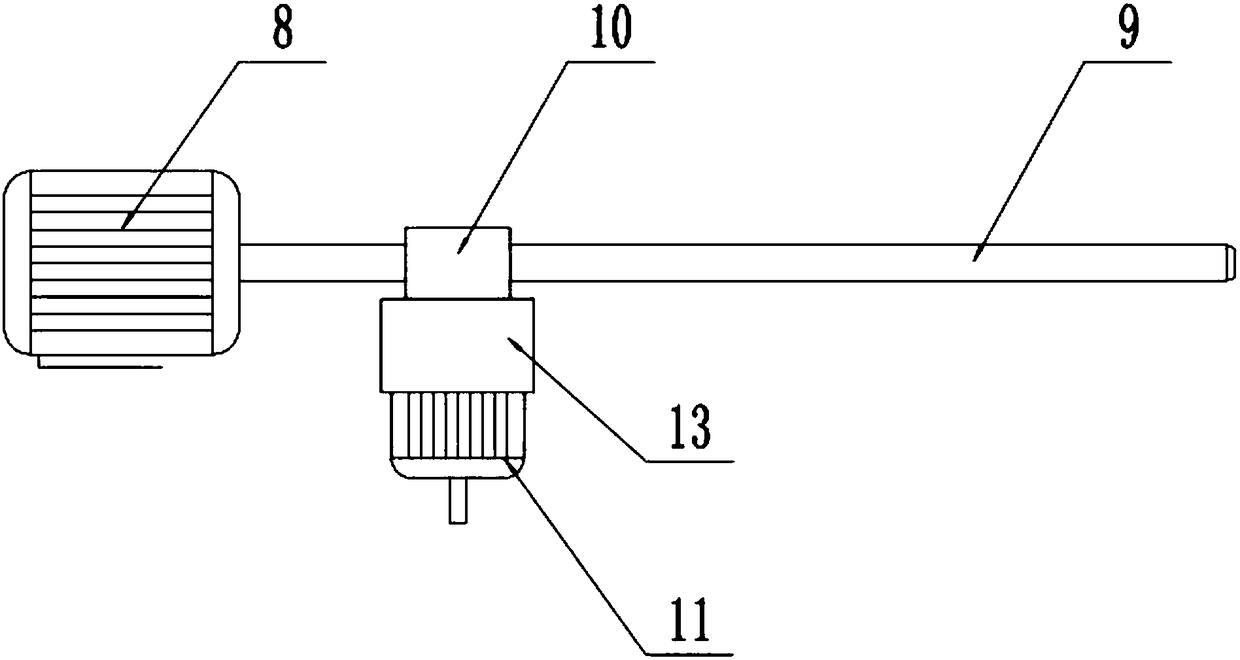 Feed stirring device for livestock rearing