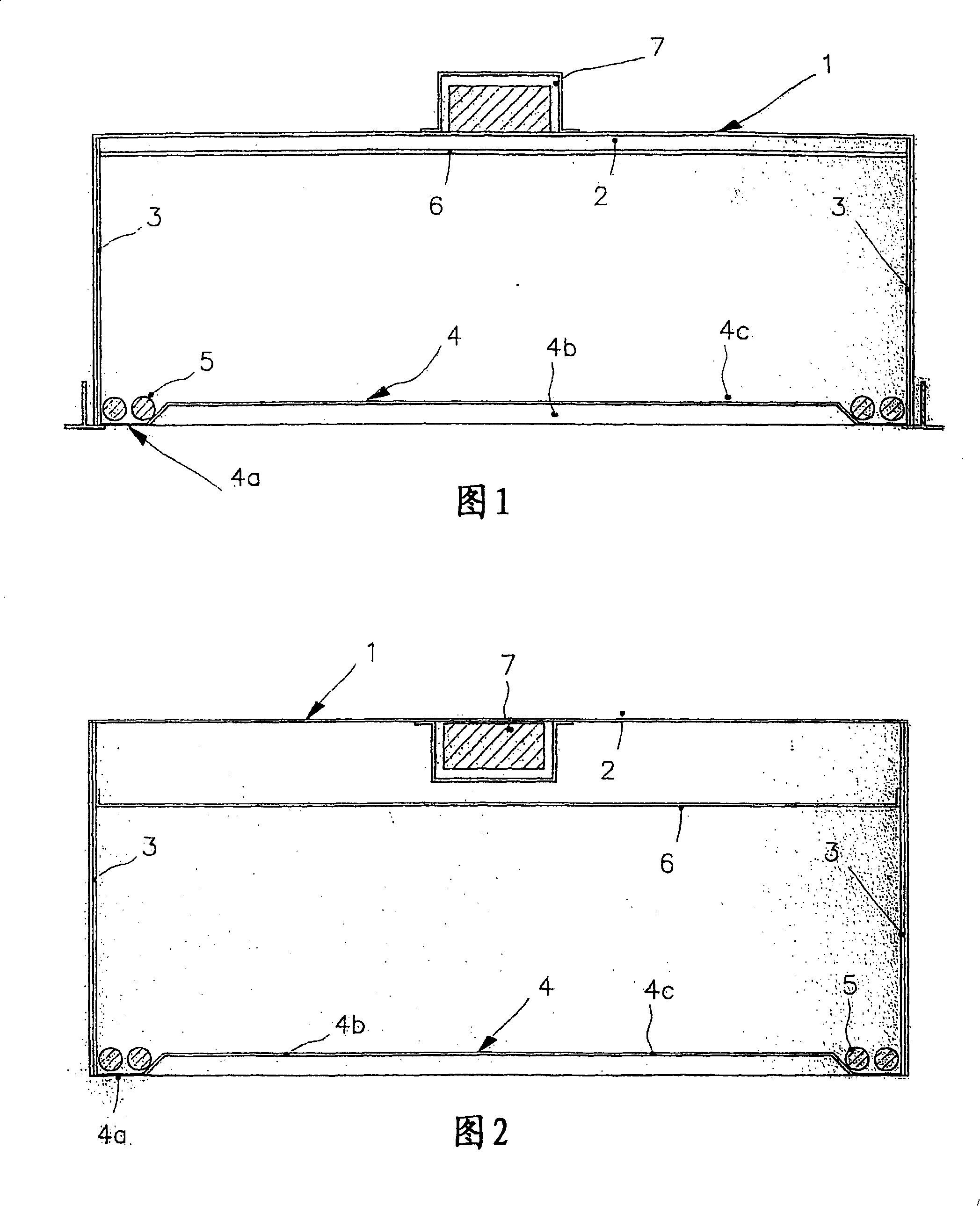 Embedded or ceiling-fitted illumination device with back reproducing decorative images