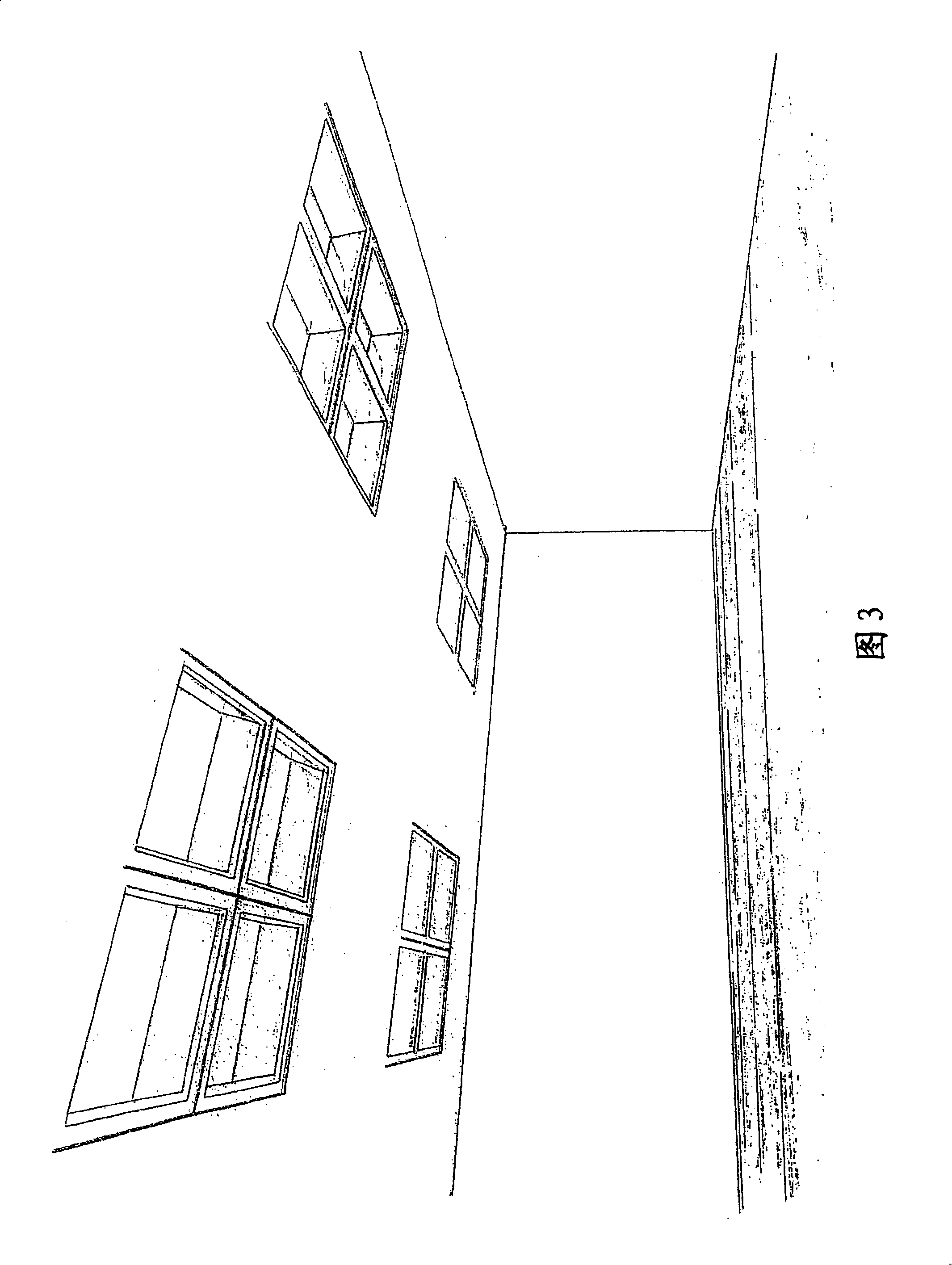 Embedded or ceiling-fitted illumination device with back reproducing decorative images