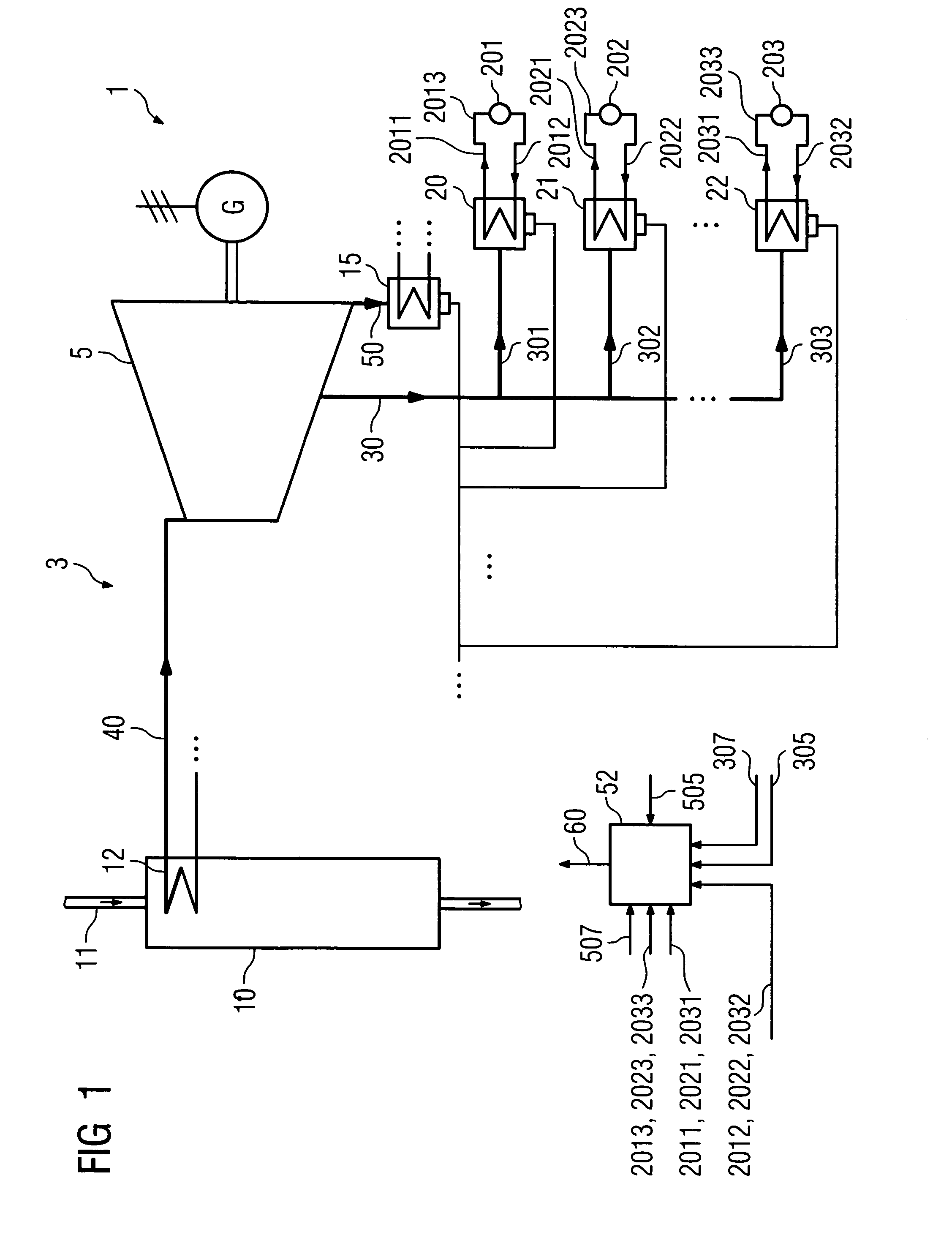 Method and device for regulating the power output of a combined-cycle power station