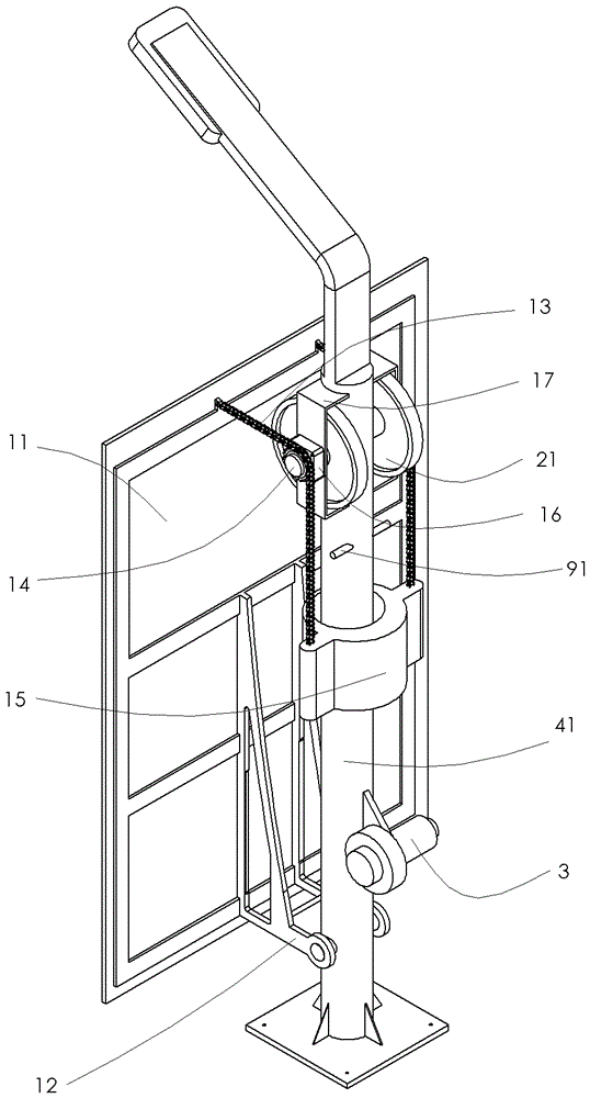 Self-generating railway streetlights that generate electricity using flywheel batteries and suction power