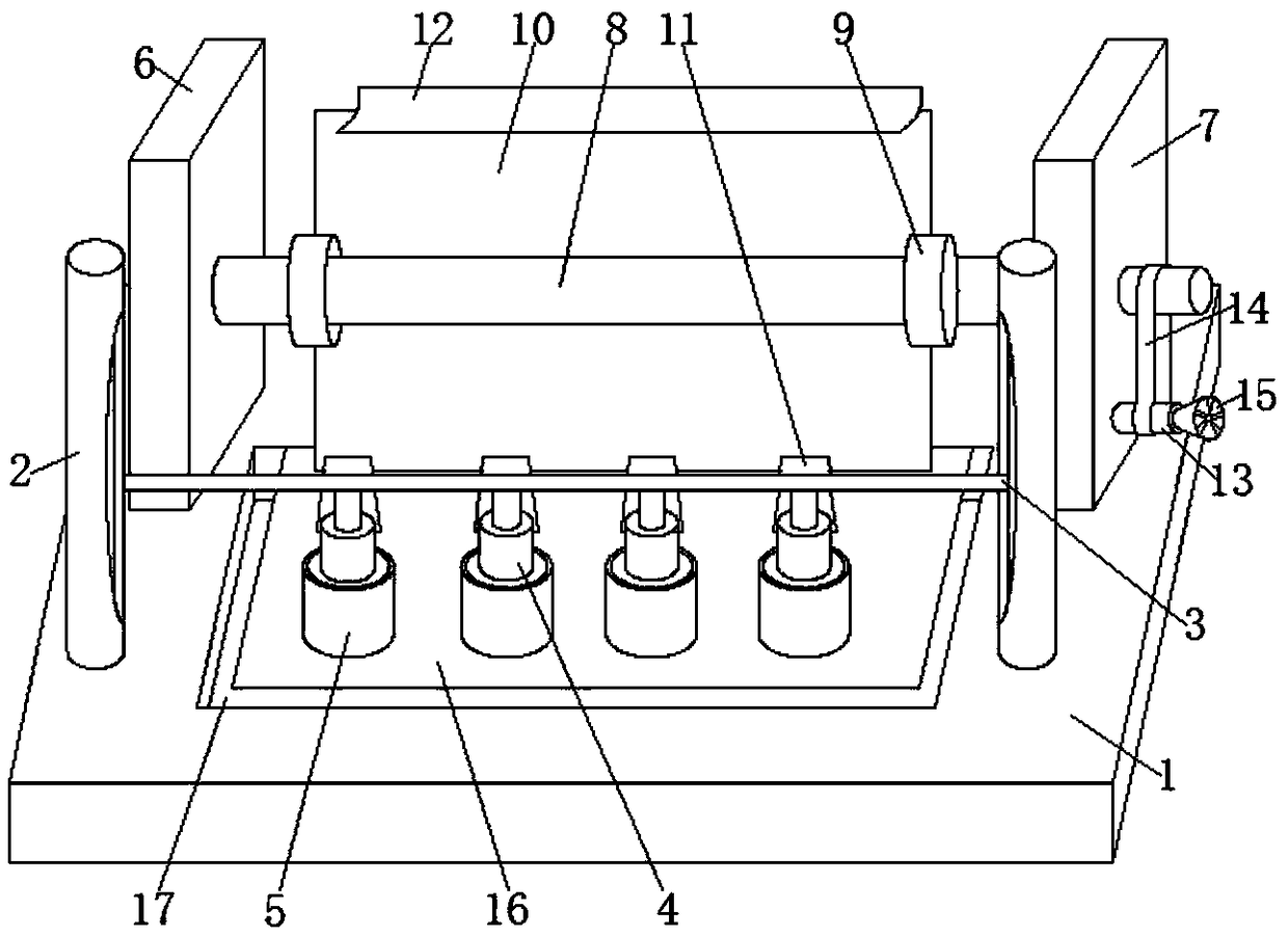 Waste copper pressing block device